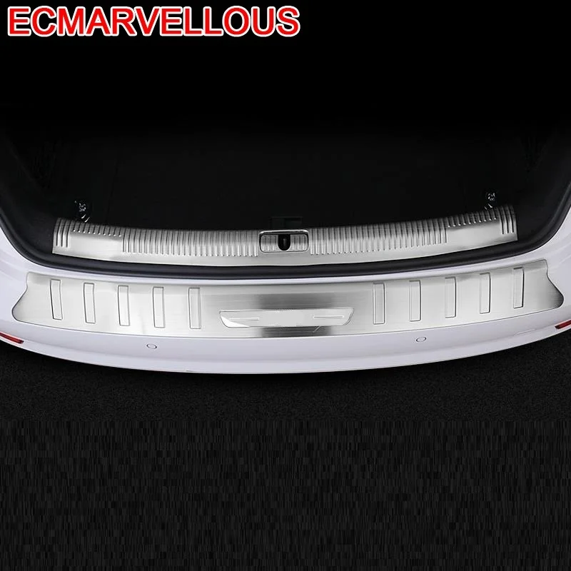 Auto Body Trunk Rear Panels Foot Pedal Automobile Chromium Decorative Car Styling Bright Sequins Accessory 17 18 19 FOR Audi A4L |