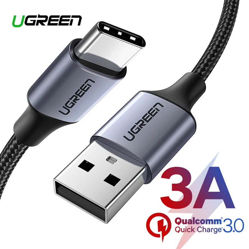 C-Cable Charge-Cord Data-Phone Redmi Note Usb-Type Ugreen Huawei P40 Xiaomi Fast-Charging