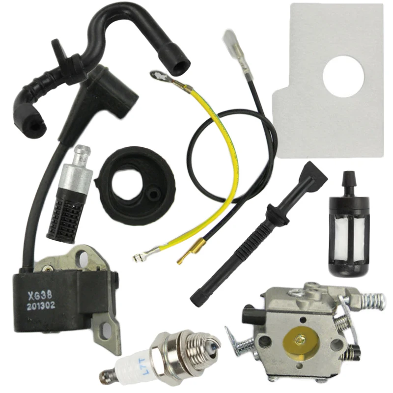 Карбюратор Carb для бензопилы STIHL 017 И 018 MS170 и MS180 катушка зажигания с проводами