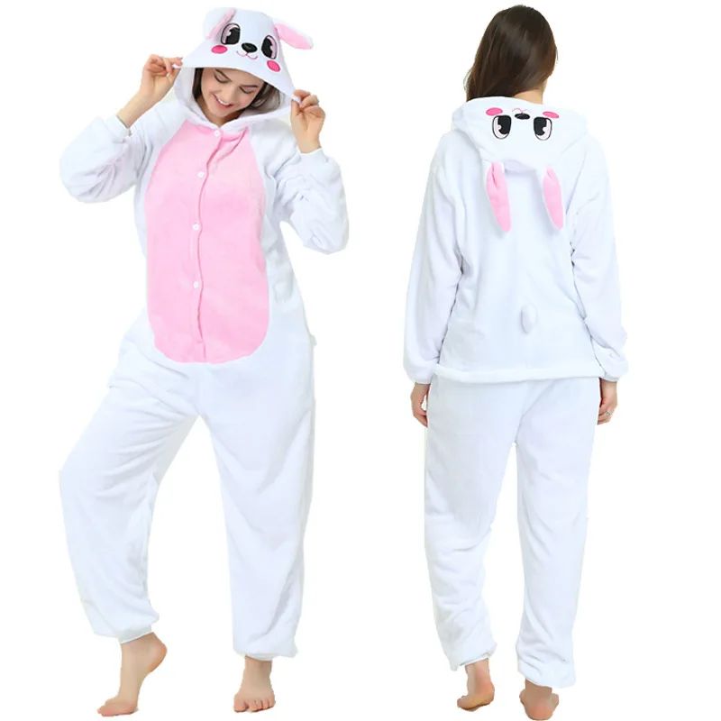 Cartoon Pig Unicorn Pajama Kigueumi for Women Ladies Adult Kids Pink Cosplay Costume Baby Girls Sleepwear Panda Tiger Jumpsuits baby nightgown Sleepwear & Robes