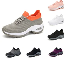 Женские кроссовки; Повседневная прогулочная обувь; Новинка; женская спортивная дышащая обувь для улицы; sapato feminino zapatos mujer;