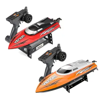 

High Speed RC Boat Remote Control 2.4G 4 CH Racing Remote Control Boats for Children Gift Toys R7RB