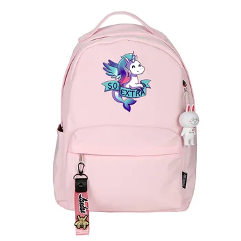 

Rainbow Funny Unicorn Cute Back Pack Women Small Backpack Waterproof Travel Bagpack Kawaii School Bags Cartoon Laptop Rugzak