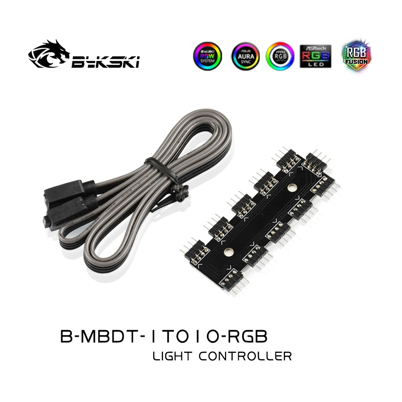 Bykski цветная (RGB)/A RGB концентратора/RGB header продлить срок от 1 года до 10/для 4pin 12v /3PIN 5V