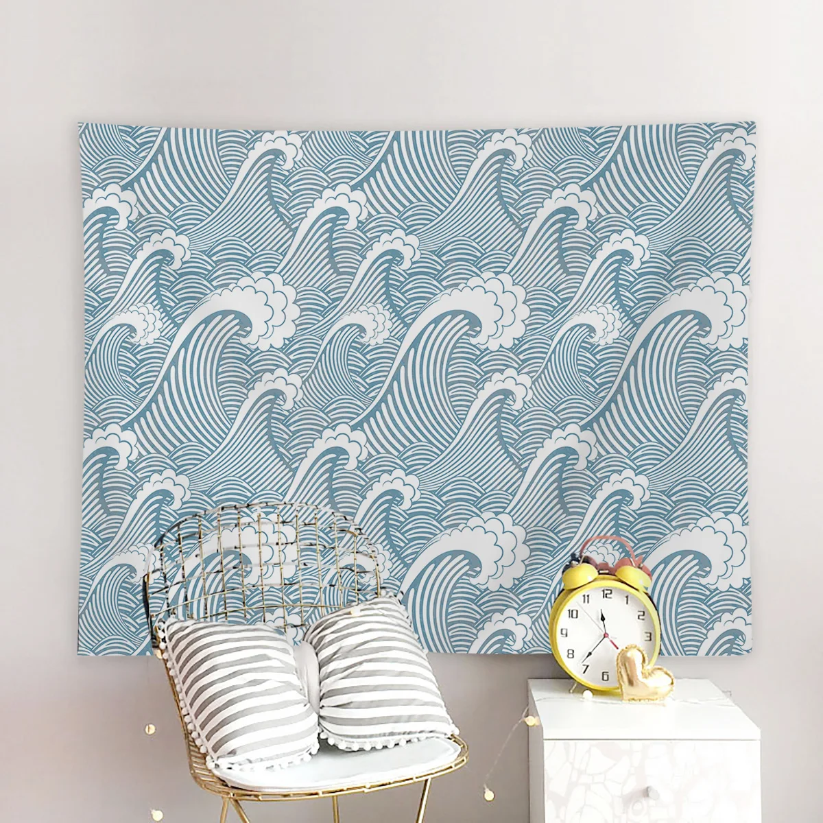 Japanese Sea Wave Wall Tapestry Beach Towel Home Decoration