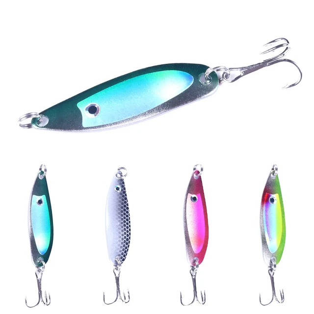 Spoon Fishing Lures Trolling Hard Bait 8.5cm11g Freshwater Saltwater Fishing  Metal Jig Tuna Lure Spoons Hook Pike Bass Salmon - AliExpress