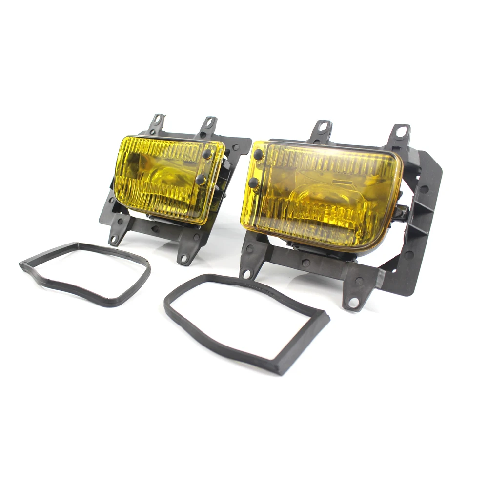 

Front Fog lights Bumper Yellow Lamps Replacement Accessory Auto Useful
