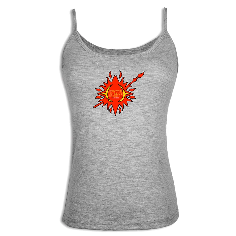 jfSingletS2182G Драконы, Игра престолов, Дом Таргариен Королевского десантного огня и крови, женский сексуальный жилет, майка, хлопок, на бретельках, топы, подарок - Цвет: jfSingletS2182G