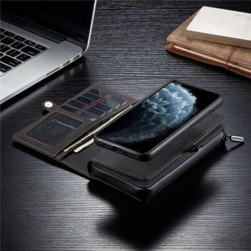 Purse Leather Case for iPhone 11 Pro XS Max XR X SE 2020 8 7 Wallet Card Cover For Samsung S20 Ultra Note 10 Plus A51 A71 Coque Purse Leather Case for iPhone 11 Pro XS Max XR X SE 2020 8 7 Wallet Card Cover For Samsung S20 Ultra Note 10 Plus A51 A71 Coque