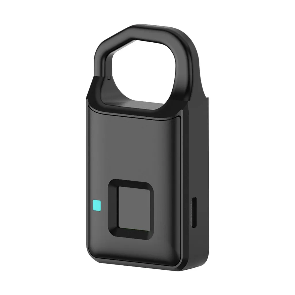 

Fingerprint Padlock Lock Quick Access Metal Portable Security Lock Smart Lock USB Rechargeable Door Lock