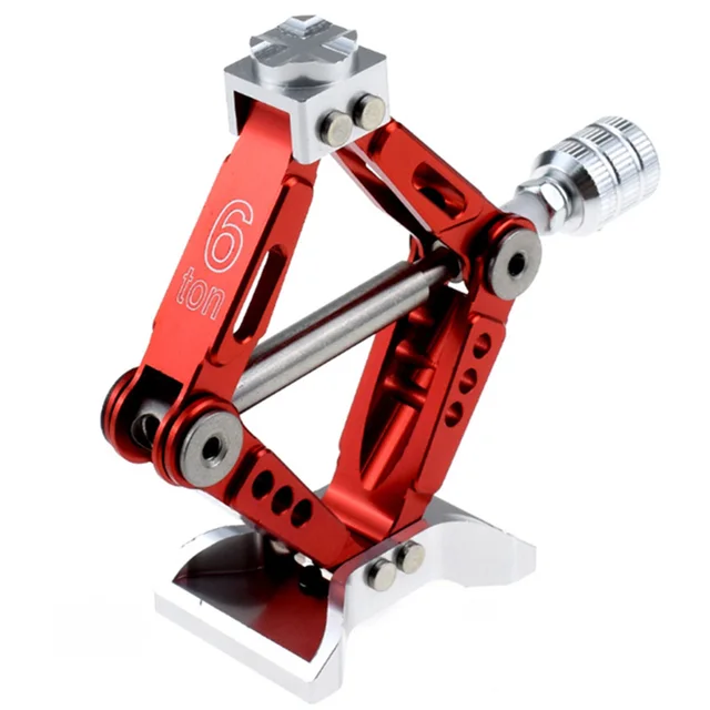 RC Car 1:10 Scale Adjustable Metal Scissor Jack Tool for RC Crawler Axial SCX10 Traxxas TRX4 Tamiya CC01 D90 6