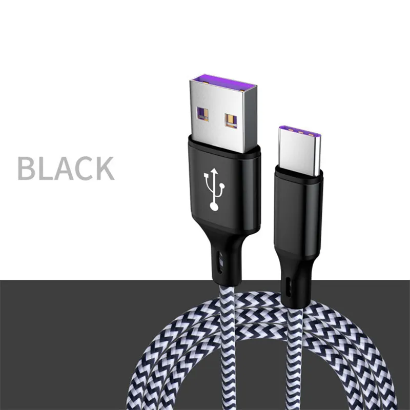 5A usb type C для huawei P30 P20 mate 20 Pro Lite лента C кабель для быстрой зарядки для samsung A70 A50 S10 Oneplus 7 pro 6t кабель