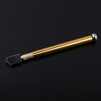 

Glass Cutter Cutting Metal Handle Steel Glass Rhinestone Self-lubricating Oil Feed Tipped Glasses Cutter Craft Glazing Tool