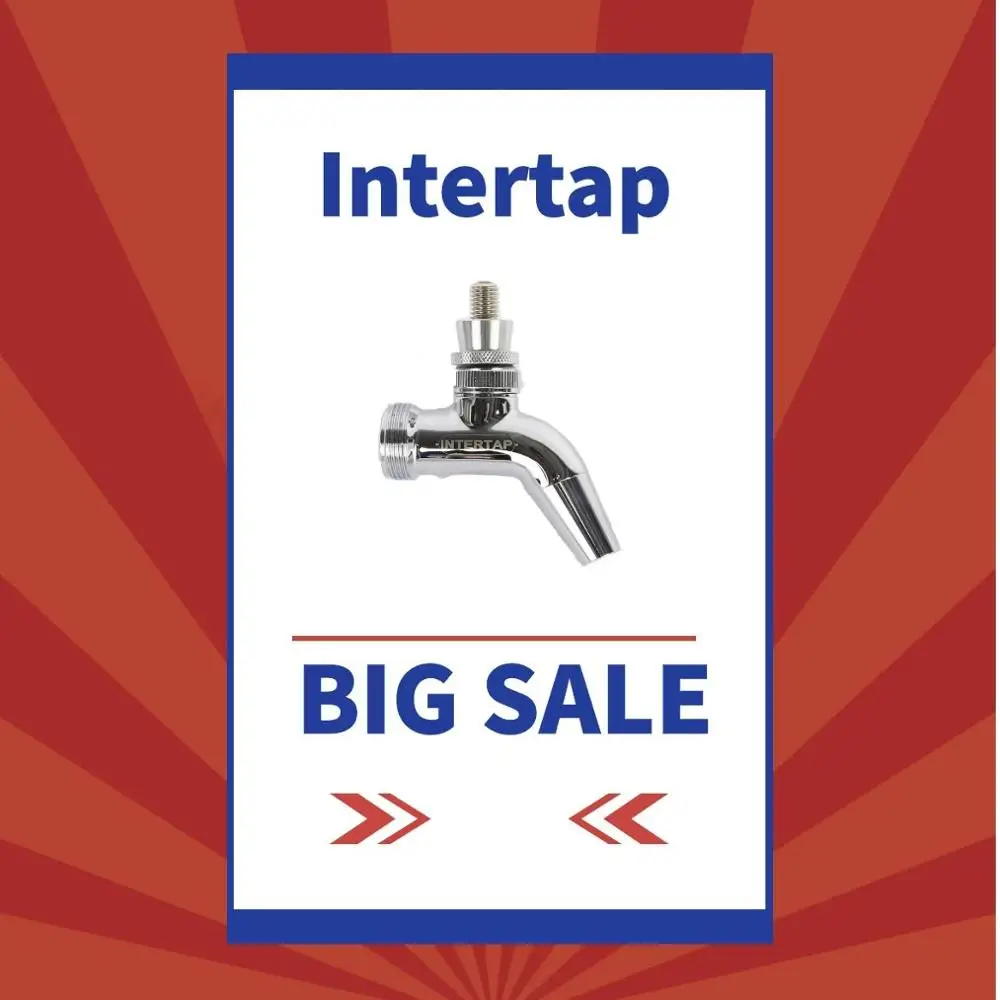 Пивной Кран высококачественный SS INTERTAP TAP только Бесплатная ручка касания входит