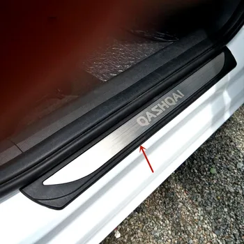

For Nissan Qashqai j11 2015 2016-2019 External Welcome Pedal Door Sill Trim Threshold Scuff Plate Cover Car-Styling Accessories