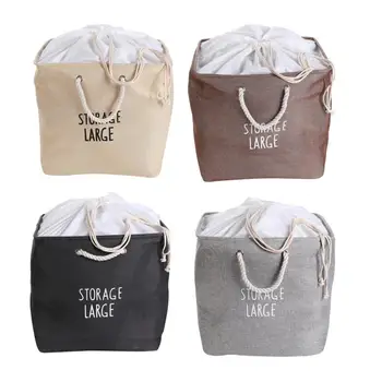 

EVA Multifunction Home Foldable Bathroom Dirty Clothes Laundry Storage Buckets box Kids Toy Double layer thick Storage Basket