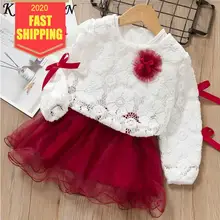 Keelorn Baby Girls Dress New Spring Long-Sleeve Princess Dresses Kids Clothes Children Dress Baby Girl Party Dress Girls clothes neat wholesale new baby girl clothes college style lovely girls dresses kids clothes long sleeve dress cartoon elephant sg006