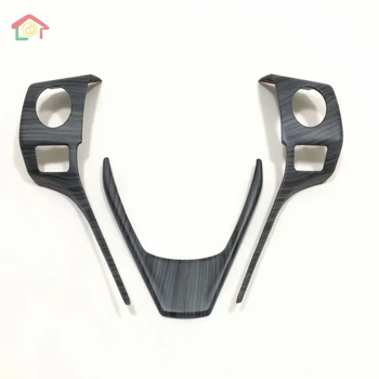 

For Toyota RAV4 2016 2017 2018 Interior Steering Wheel Sequin Cover Frame Trims ABS Chrome Sticker Car-Styling Accessories