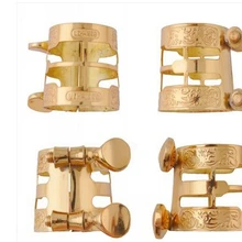 Clarinet drop e alto sax mouthpiece bakelite carved metal Ligature clamp reed ferrule