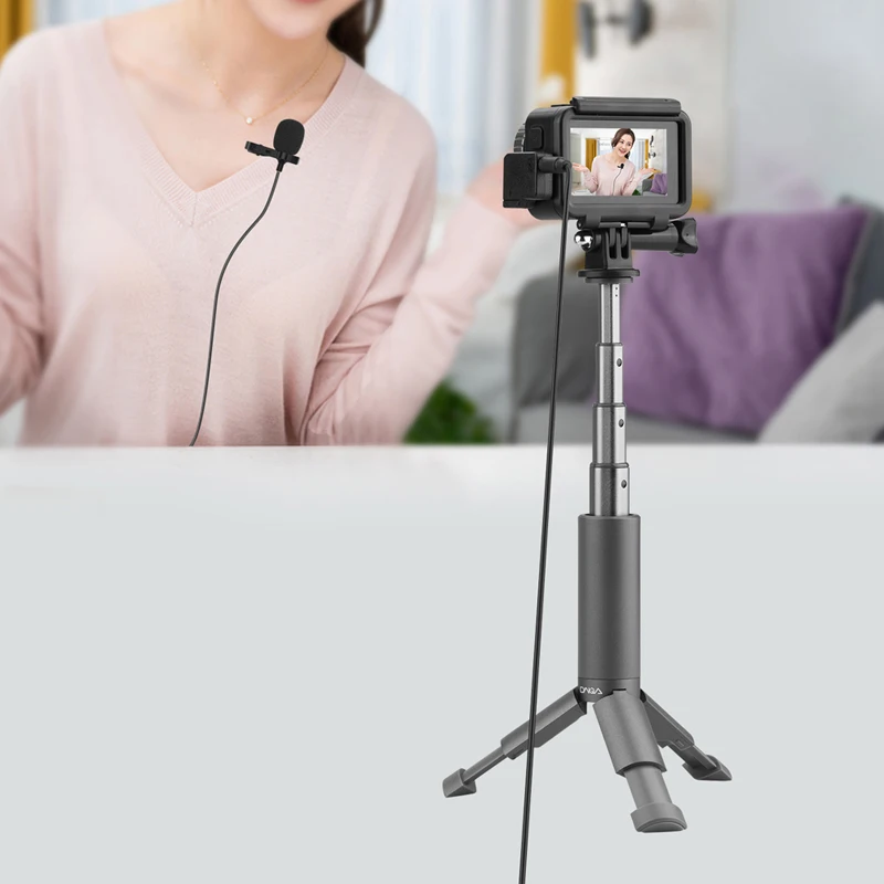 3.5mm Adapter for DJI Osmo Pocket Mini Lavalier Clip Microphone Mic Audio Adapter for Osmo Action Camera Extension Accessories