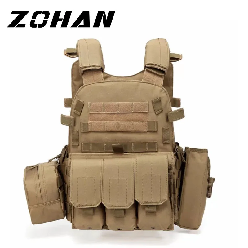 

Outlife USMC Airsoft Military Tactical Vest Molle Combat Assault Plate Carrier Tactical Vest 7 Colors CS Outdoor Clothing Hunti