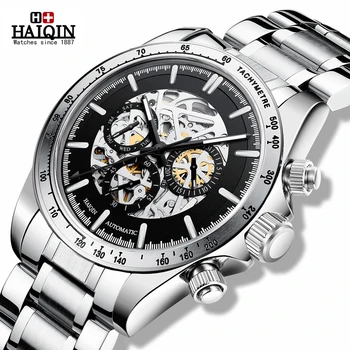 

HAIQIN DESIGN men's watch top brand luxury watch men's watch high-end automatic mechanical watch business watch relojes hombre