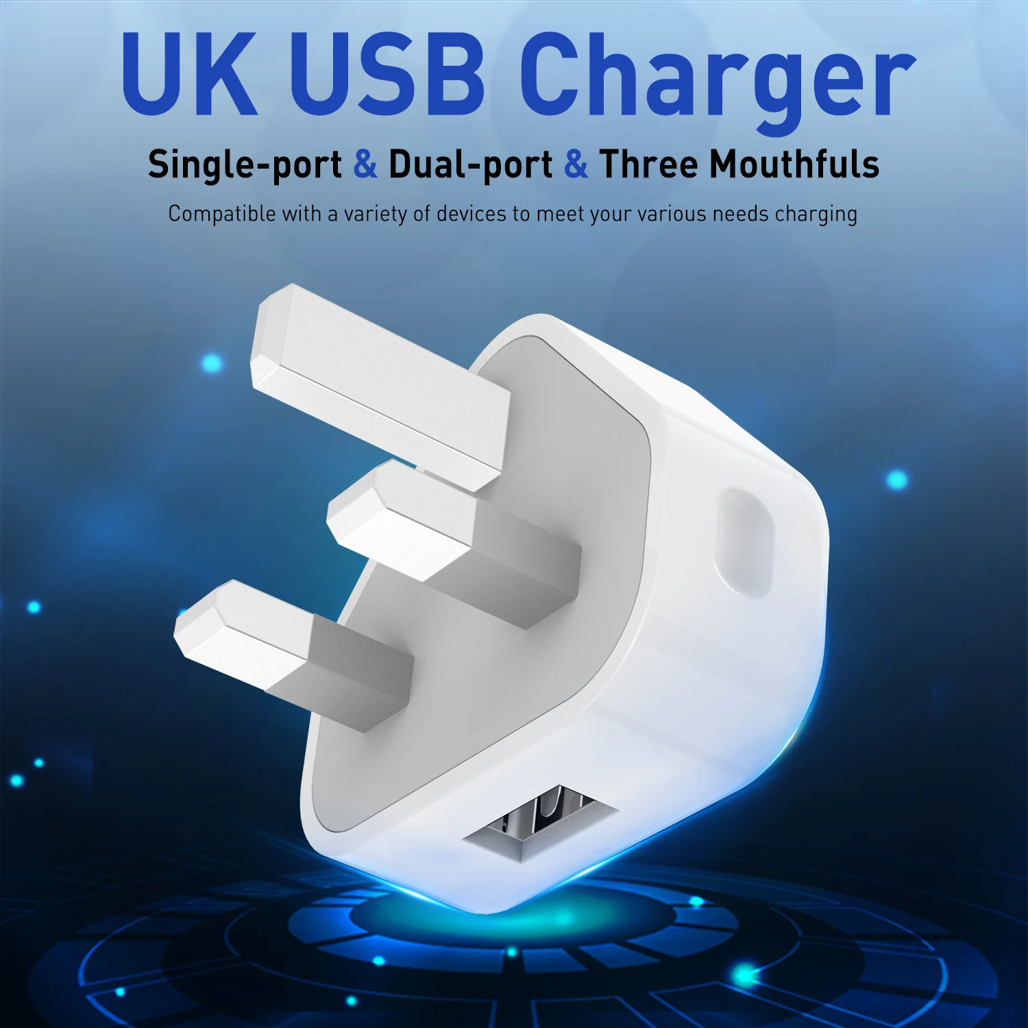 Ottwn USB Charger Travel Adapter Double 3 UK Plug Fast Wall For iphone Xiaomi | Мобильные телефоны и аксессуары
