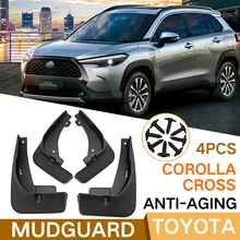 

Mudflaps For Toyota Corolla Cross 2020 Splash Guards Front Rear Mudguards Fender Mud Flaps Car Accessories Dust-proof