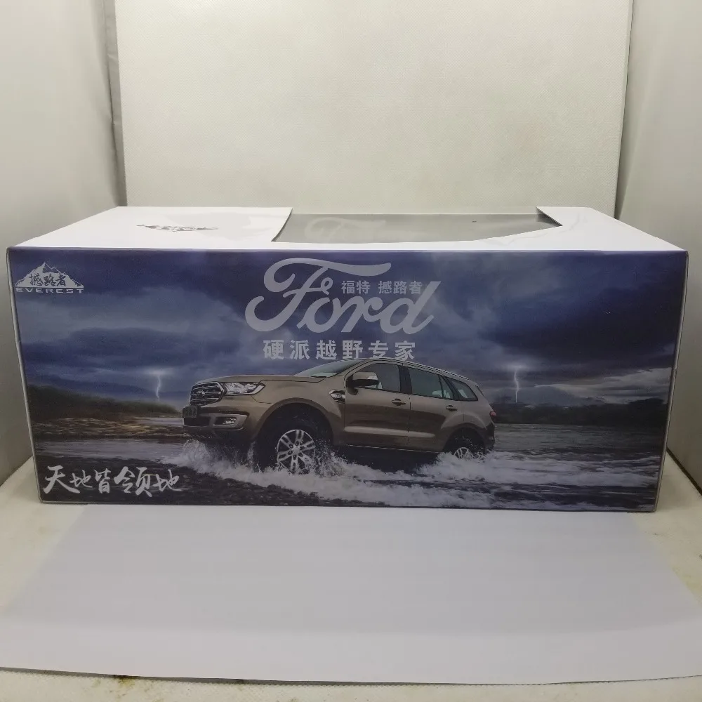 1:18 литая модель для Ford Everest Endeavour коричневый внедорожник игрушечный автомобиль миниатюрная коллекция Подарочная форма Ranger