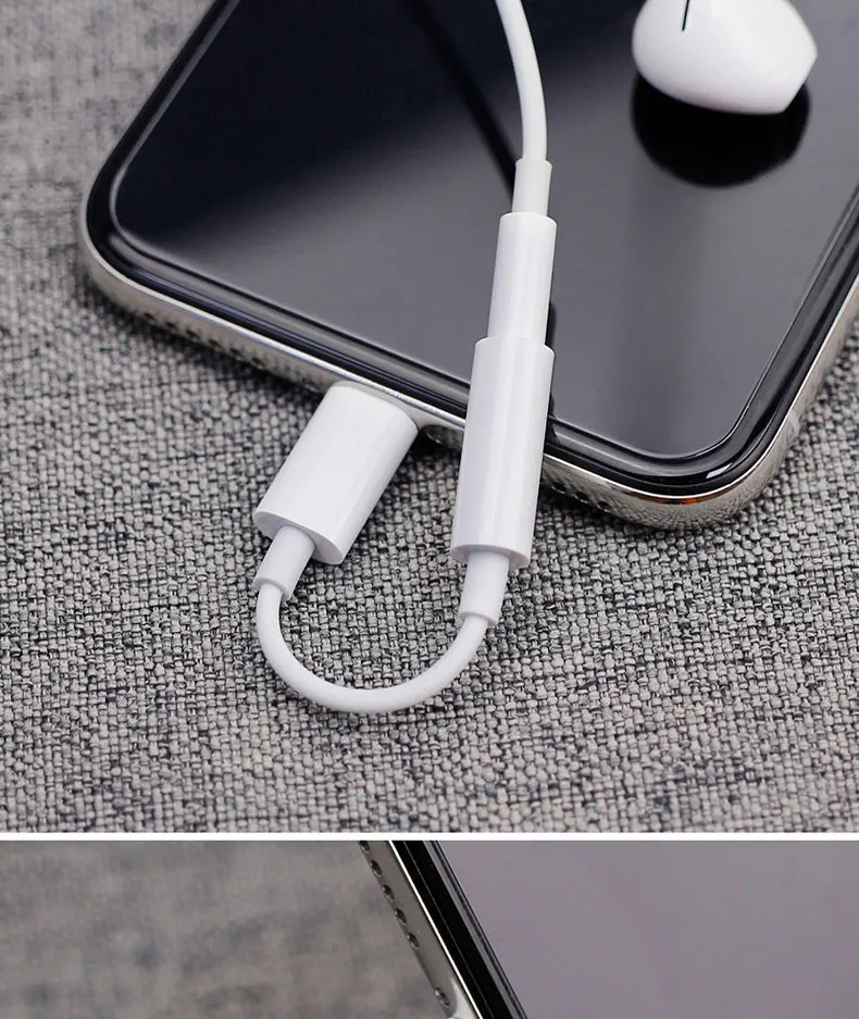 Подходит для Apple 7/8/X/XS аудио адаптер Освещение передача 3,5 гарнитура передача от производителя прямая