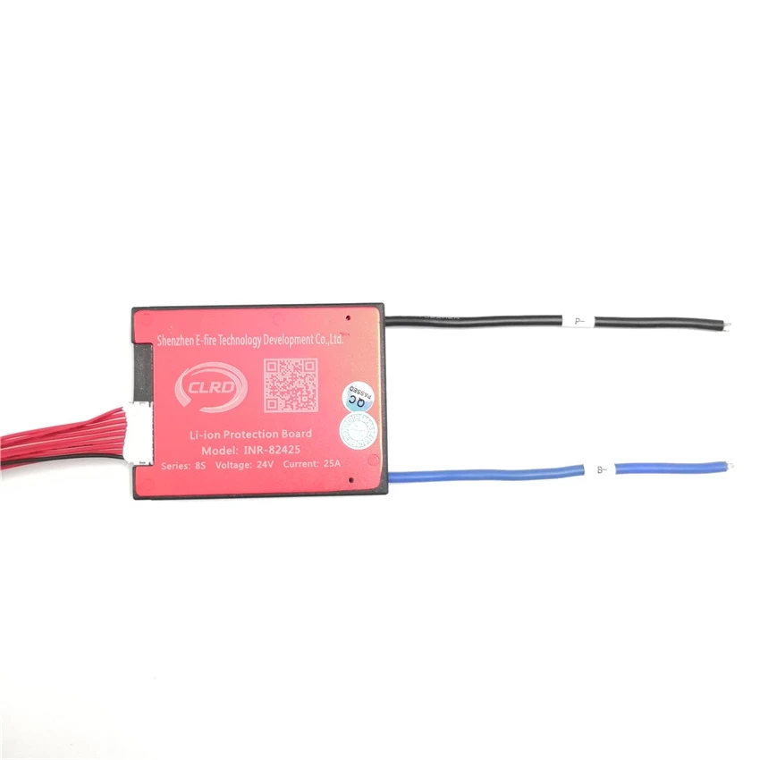 8S 24V lifepo4 bms водонепроницаемый одинаковый порт с балансом 15A 20A 30A 40A 50A 60A разрядный