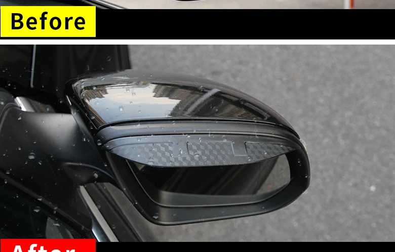 Зеркало заднего вида дождь брови для Mercedes gle w167 gle 2020 gle 350/amg внешние украшения аксессуары