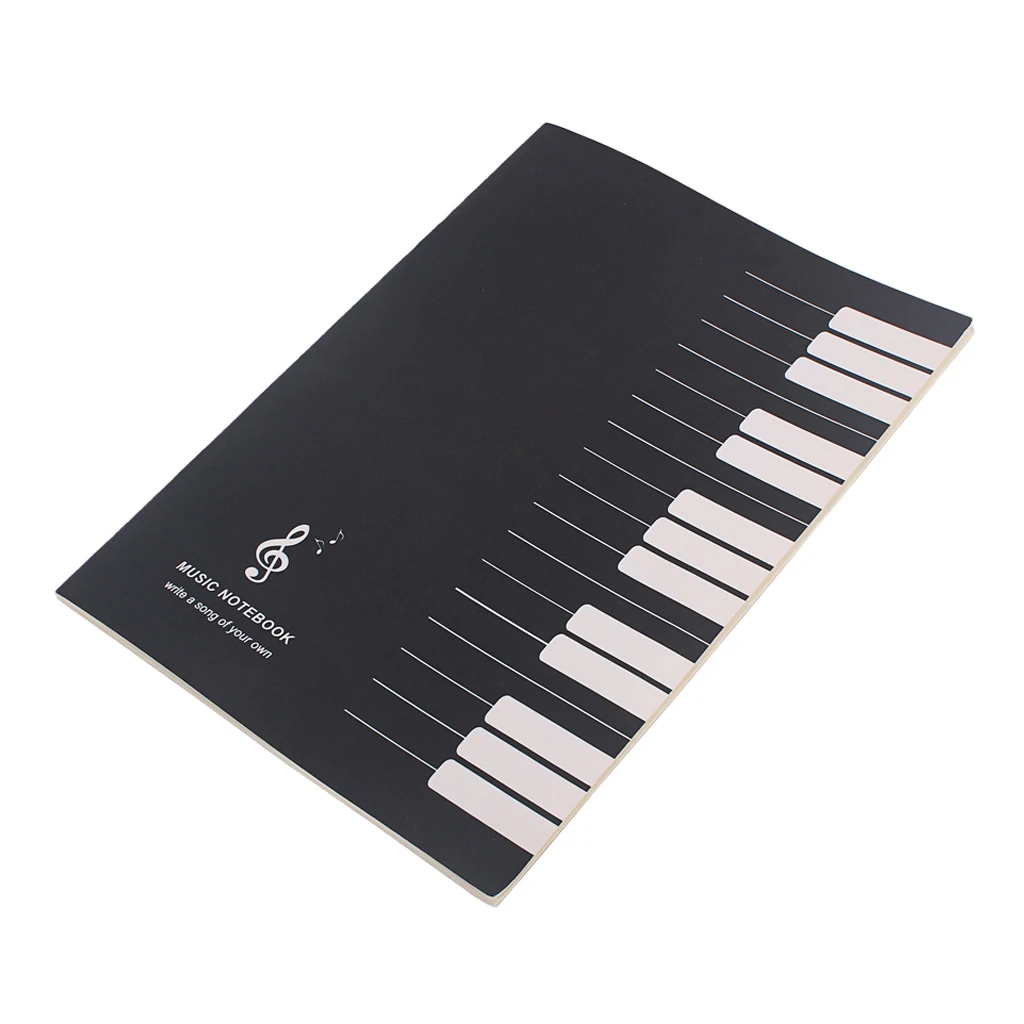 Blank Music Manuscript Exercise Writing Paper Book - Staff Notebook 32 Pages