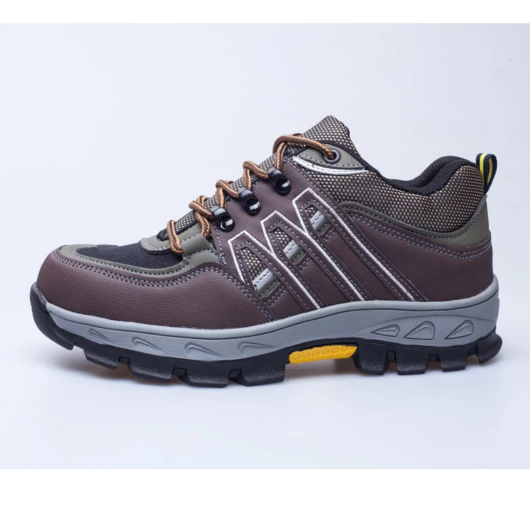 

Men Steel Toe Safety Work Shoes Men Casual Shoes Breathable Hiking Sneaker Multifunction Protection Outdoor Footwear Lace Up