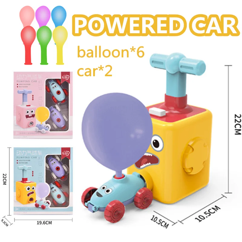 New-Inertial-Power-Balloon-Car-Toys-for-Children-Puzzle-Fun-kids-toys-car-Education-Science-Experiment