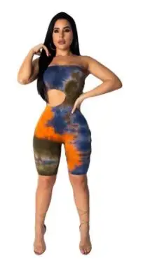 Sexy Ladies Playsuit Floral Print Off Shoulder Backless Short Romper Hollow Out Jumpsuits For Women 2019 Overalls AE204 | Женская одежда