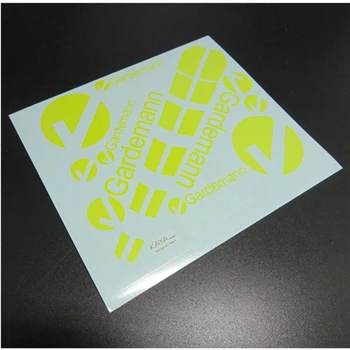 

Rc Toys Model Truck Body Decoration Parts Yellow Water Stickers Decals Sets For 1/14 Scale Trailer Tractor TAMIYA LESU TGS TGA