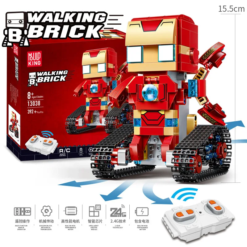 DIY-Technic-RC-Brickheadz-Remote-control-Avengers-4-Building-Blocks-Kits-Compatible-Legoed-action-figure-Spiderman (2)