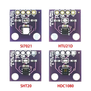 

HDC1080 Si7021 SHT20 HTU21D Temperature And Humidity Sensor Module I2C Digital High Precision Sensor