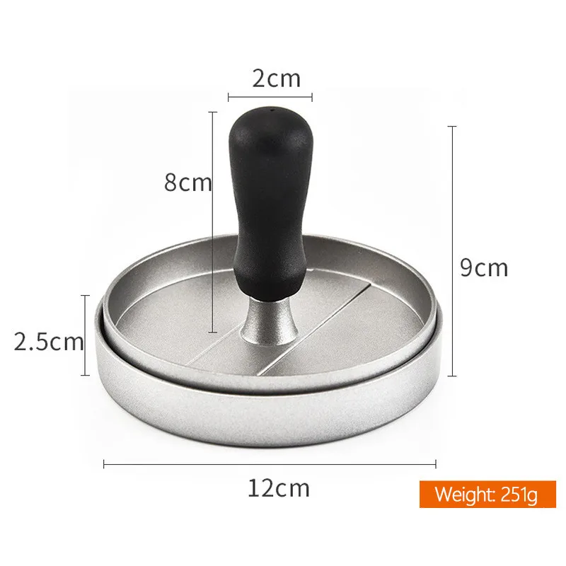 Non Stick Stuffed Burger Presser Beef Hamburger Maker Mould for Kitchen DIY BBQ Hamburger Press Patty Maker Mold Kitchen Tool