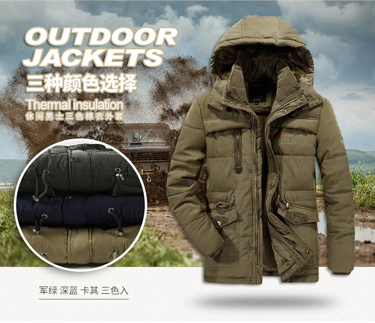 Зимняя куртка мужская парка пальто мужское такси бархатное плотное зимнее пальто размера плюс L-8XL куртка ветрозащитная теплая куртка homme hiver