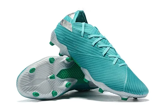 Мужские высокие футбольные бутсы Nemeziz Messi 19+ FG Футбольная обувь футбольные бутсы olarize Pack Hardwired Dark Script 302 Redirect Pa - Цвет: 5