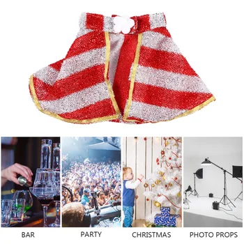 

Lovely Pet Striped Cloak Pet Christmas Cloak Pet Cape Pet Cat Cosplay Clothes