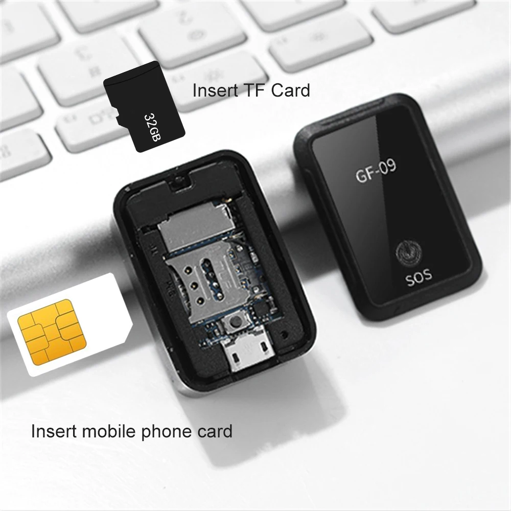 Magnetic GF09 Mini AGPS Tracker App Anti-Theft Device WIFI LBS GSM GPRS Locator Voice Recording Remote Control Pickup Kit gps tracker car tracker