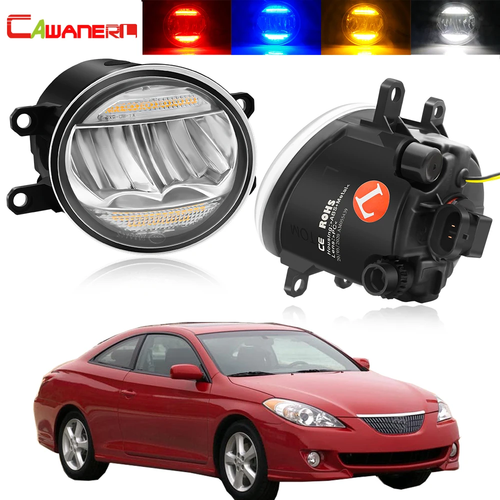 

2in1 Fog Light Assembly + Daytime Running Light For Toyota Solara 2007 2008 Car Right + Left LED Fog Light DRL 30W 8000LM 12V