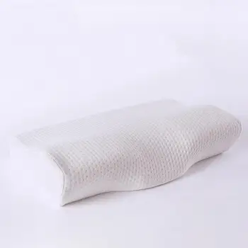 

45 Pillow With Memory Solid Color Cervical Pillow Soft And Brace Pillow To Protect The Spin