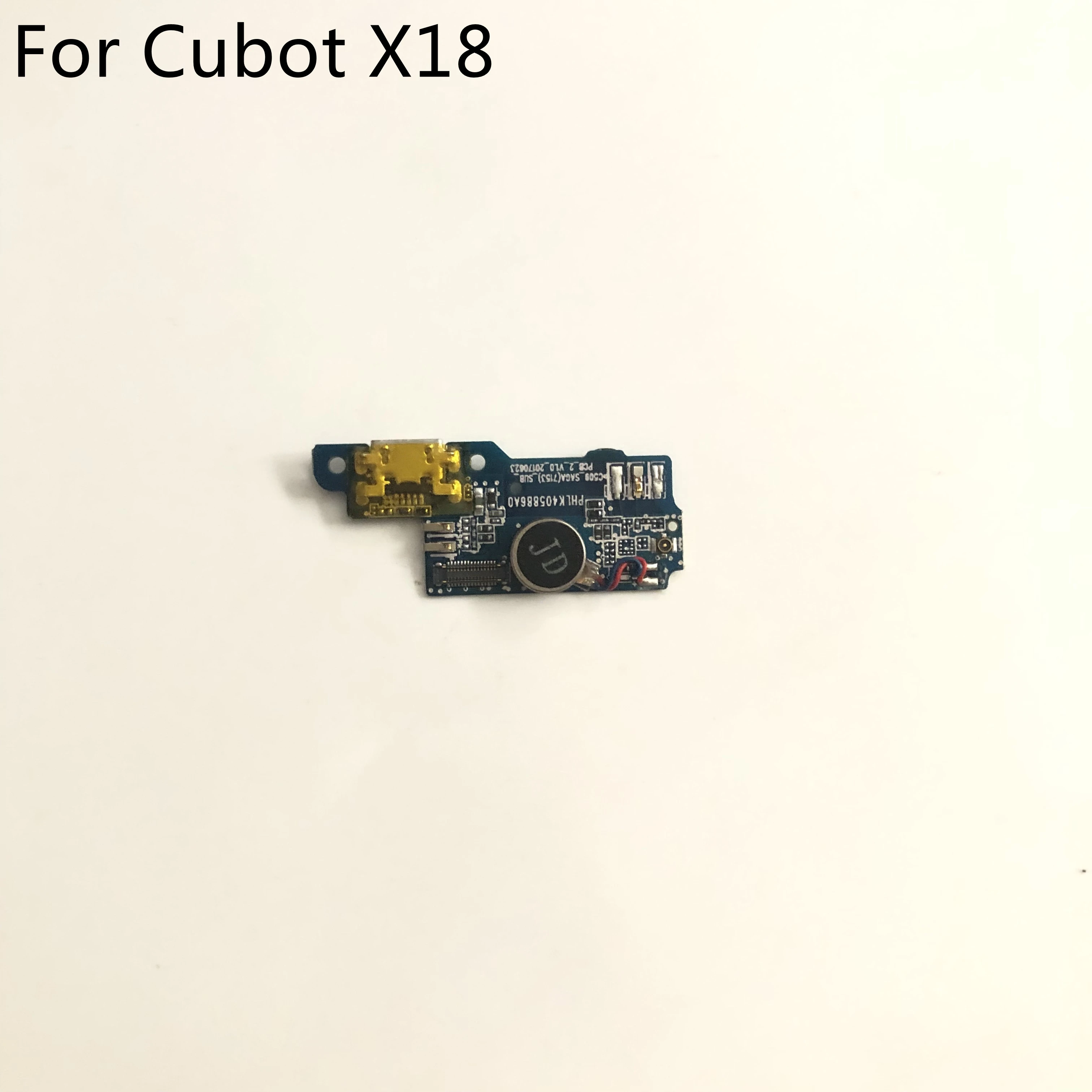 Cubot X18 используется USB разъем плата зарядки+ Вибрационный двигатель для Cubot X18 MT6737T четырехъядерный 5," HD 720x1440 смартфон