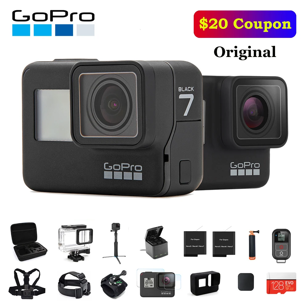 GoPro HERO7 Black ограниченная серия Dusk White Водонепроницаемая Экшн-камера 4 K 60fps 1080 P 240 - обзор