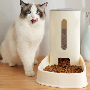 

2020 Penetrating Pet Feeder, Dry Food Dispenser Station, Replenish Pet Food Automatic Gravity Bottle Bowl Dish Stand