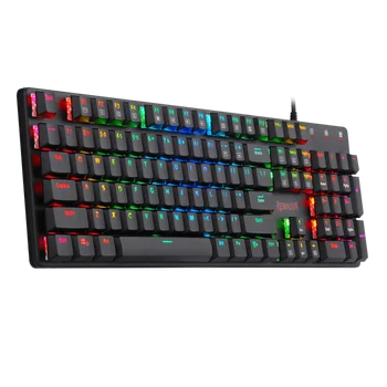 شراءRedragon K589 RGB الخلفية الانظار السلكية لوحة مفاتيح الألعاب الميكانيكية لوحة المفاتيح الميكانيكية الخطية هادئة مفاتيح الأزرق